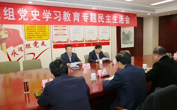 区政协党组召开党史学习教育专题民主生活会
