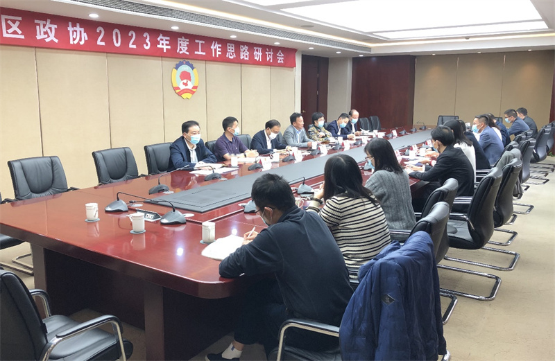 区政协召开2023年度工作思路研讨会
