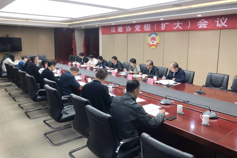 区政协召开党组（扩大）会议