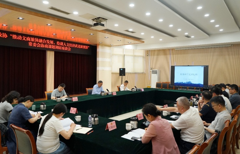 推动文商旅体融合发展，绘就人文经济武进新图景丨区政协开展常委会协商课题调研